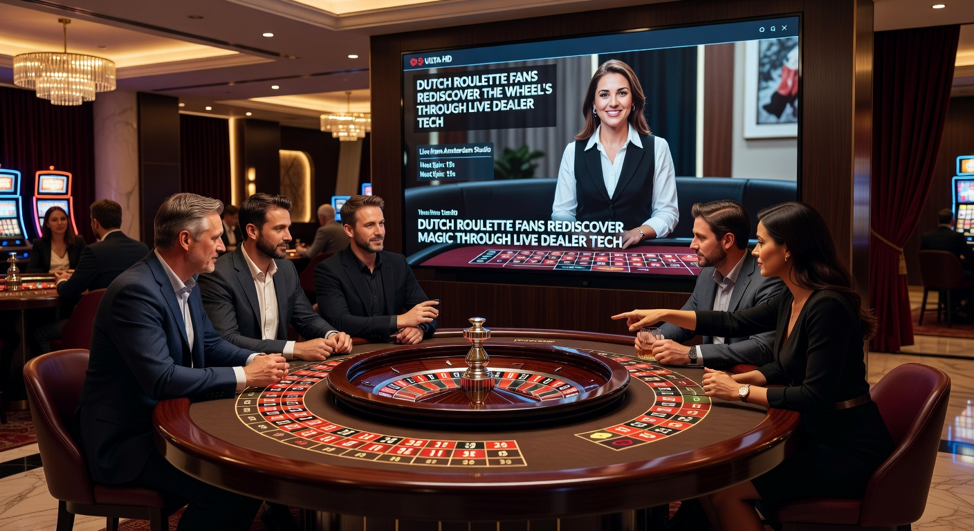 Spelers chatten live met een Nederlandstalige dealer tijdens een roulette sessie op een high-tech platform