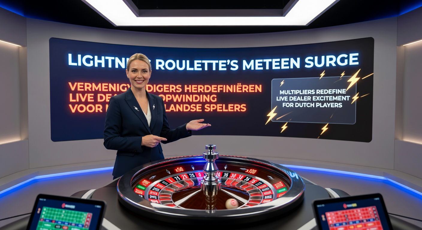 Nederlandse spelers volgen gespannen een Lightning Roulette ronde op hun mobiel, met een multiplier die oplicht op de achtergrondscherm