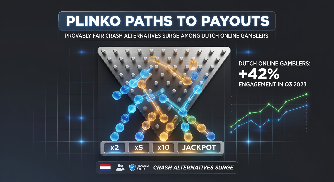 Grafiek van Plinko-populariteit in Nederland, april 2026: staafdiagram met surge in speelrondes en retentiepercentages